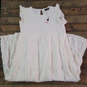 Women's Smocked Tiered Flowy Midi Dress